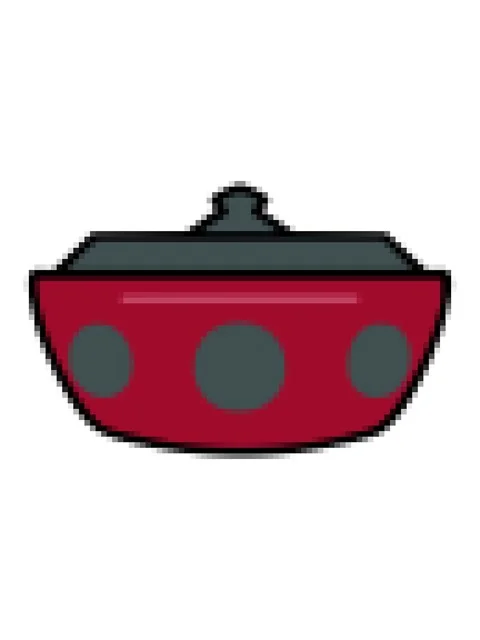 Pixelize effect animation of traditional pattern japanese ceramic cooking bow 스톡 동영상 323597579