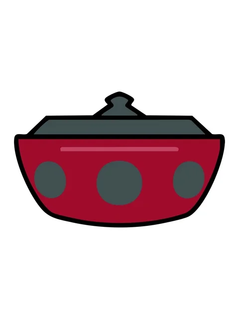 Pixelize effect animation of traditional pattern japanese ceramic cooking bow 스톡 동영상 324391583