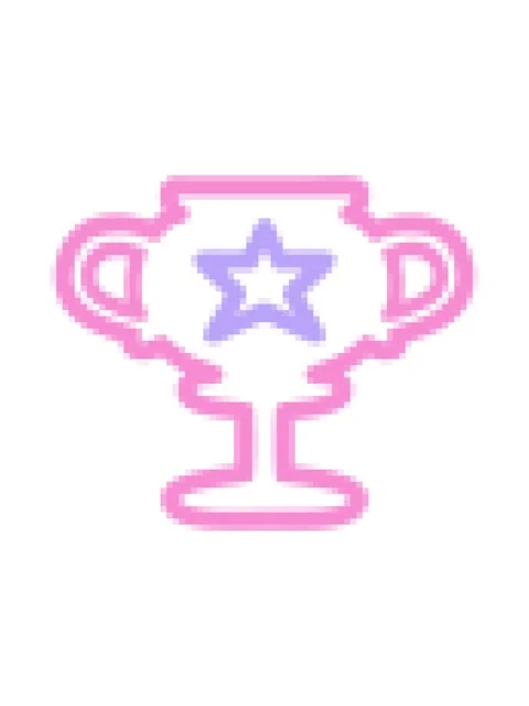 Pixelize effect animation of trophy cup symbol icon Stock Footage 324081527