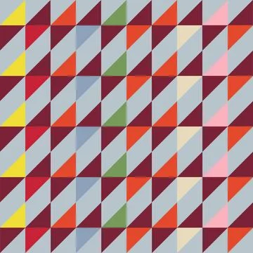 Pixelized pixelized geometry seamless pattern, vector Copyright: xZoonar.c... 写真素材