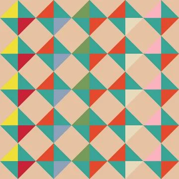 Pixelized pixelized geometry seamless pattern, vector Copyright: xZoonar.c... Stock Photos