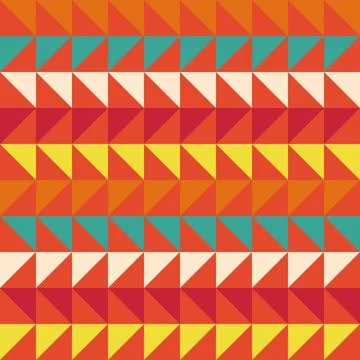 Pixelized pixelized geometry seamless pattern, vector Copyright: xZoonar.c... 写真素材