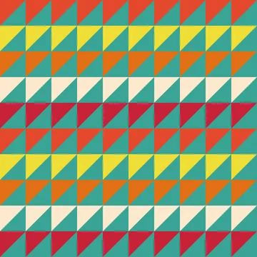 Pixelized pixelized geometry seamless pattern, vector Copyright: xZoonar.c... 写真素材