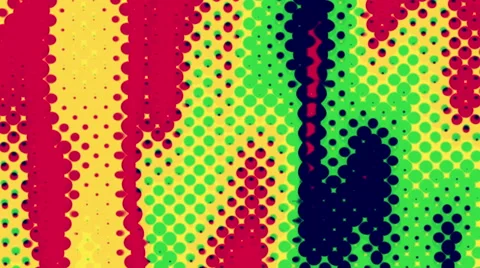 Pixellated Dotted Colored Retro Grid Abstract Motion Graphic Seamless Stock Footage 64270312