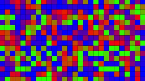 Pixellated retro grid 2 Stock Footage 33901361