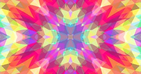 Pixels Abstract Geometric Pattern Background Pastel Color Symmetric Stock Illustration