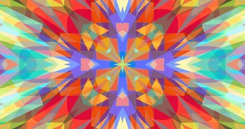 Pixels Abstract Geometric Pattern Background Pastel Color Symmetric Stock Illustration