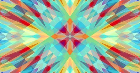 Pixels Abstract Geometric Pattern Background Pastel Color Symmetric Ilustração Stock
