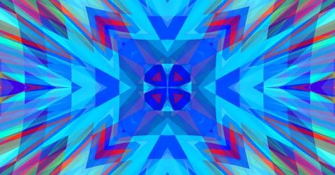 Pixels Abstract Geometric Pattern Background Pastel Color Symmetric Stock Illustration