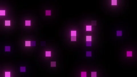 The pixels are scattered, dissolve. Pixel gradient Speed seamless loop. Pink Stock Footage 242509081