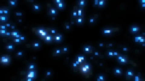 The pixels are scattered, dissolve. Pixel gradient Speed seamless loop Stock Footage 249873248