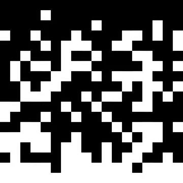 The pixels are scattered, dissolve. Pixel gradient Speed seamless pattern. Black Stock Illustration