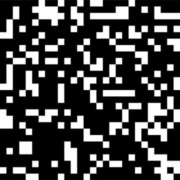 The pixels are scattered, dissolve. Pixel gradient Speed seamless pattern. Black Stock Illustration