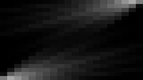 Pixels that change shades of gray at the top and bottom on a dark background Stock Footage 310856342