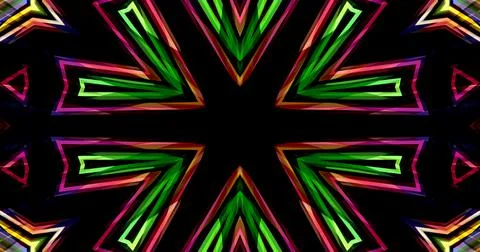 Pixels Flowers Flora Geometric Pattern Background Dark Color Symmetric 스톡 일러스트