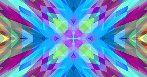 Pixels Geometric Pattern Background Pastel Color Symmetric 스톡 일러스트