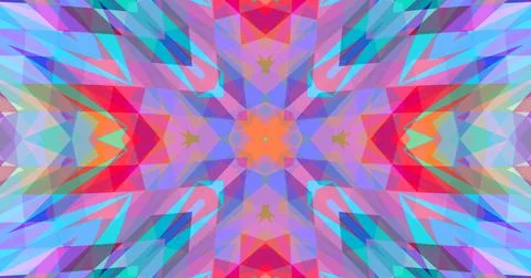 Pixels Geometric Pattern Background Pastel Color Symmetric Stock Illustration