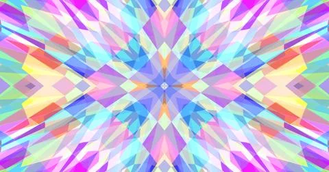 Pixels Geometric Pattern Background Pastel Color Symmetric Stock Illustration