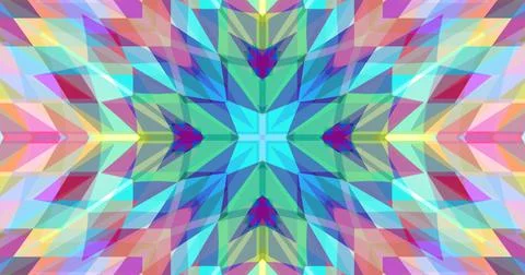 Pixels Geometric Pattern Background Pastel Color Symmetric Stock Illustration