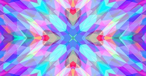 Pixels Geometric Pattern Background Pastel Color Symmetric Stock Illustration