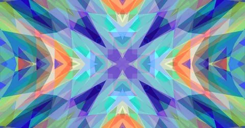 Pixels Geometric Pattern Background Pastel Color Symmetric Stock Illustration