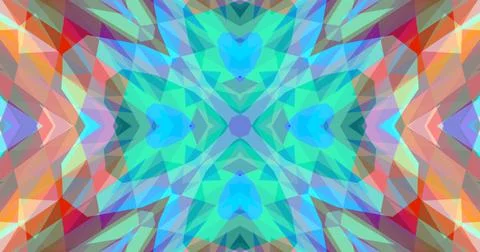 Pixels Geometric Pattern Background Pastel Color Symmetric Stock Illustration