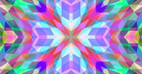 Pixels Geometric Pattern Background Pastel Color Symmetric 스톡 일러스트
