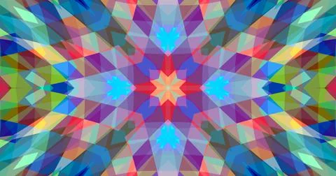 Pixels Geometric Pattern Background Pastel Color Symmetric 스톡 일러스트