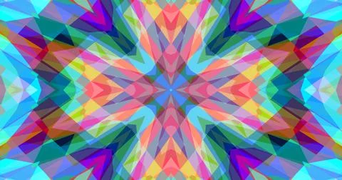 Pixels Geometric Pattern Background Pastel Color Symmetric Stock Illustration