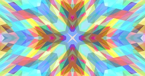 Pixels Geometric Pattern Background Pastel Color Symmetric Illustrazione stock