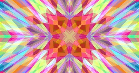 Pixels Geometric Pattern Background Pastel Color Symmetric Stock Illustration