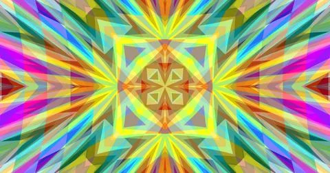 Pixels Geometric Pattern Background Pastel Color Symmetric Stock Illustration