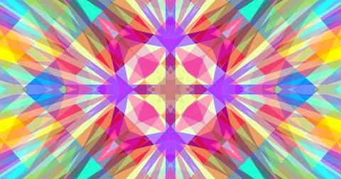 Pixels Geometric Pattern Background Pastel Color Symmetric Stock Illustration