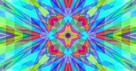 Pixels Geometric Pattern Background Pastel Color Symmetric Stock Illustration