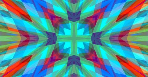 Pixels Geometric Pattern Background Pastel Color Symmetric 库存插图