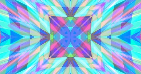 Pixels Geometric Pattern Background Pastel Color Symmetric Stock Illustration