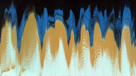 Pixels peaks, waves, audio waveform, glitch, ripples, looping Stock Footage 118555640