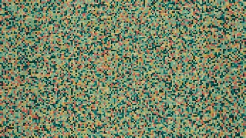 Pixels pixelated colorful noise background loop and composed of tiny, creating a Vidéo 330534628