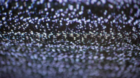 Pixels, Static Flickering Noise Interference, Distortion, Bad, No TV Signal. 4K 스톡 동영상 170620580