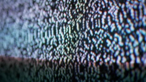 Pixels, Static Flickering Noise Interference, Distortion, Bad, No TV Signal. 4K Vídeos de archivo 170621153