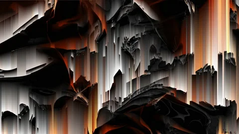 Pixelsorting abstract live background, animated wallpaper Stock Footage 214445323