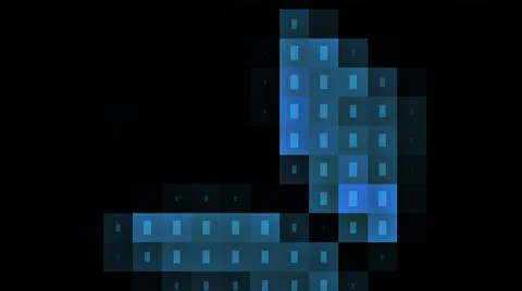 Pixelsquare illustrationBg large Illustrazione stock