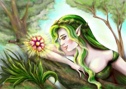 Pixie Stock Illustration