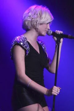 Pixie Lott live at the Key 103 concert in Manchester - 31 July 2011 FAM42... 写真素材