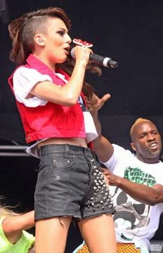  Pixie Lott live at Party In The Park in Leeds - 31 July 2011 FAM42056 Cop... 写真素材