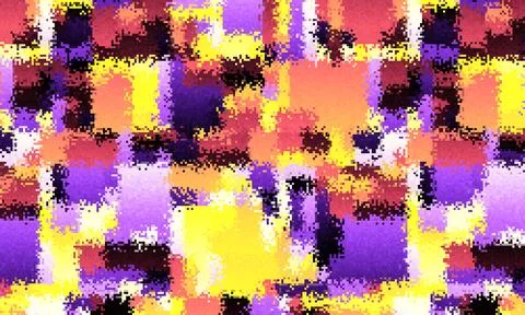 Pixilated psychedelic background. Moire overlapping effect. Vector image. Stock Illustration