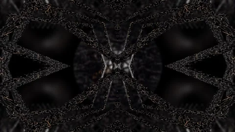 PixSFX Complex Structure Grid View 4K Video stock 327920397