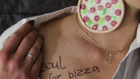 Pizza advertisement Stock Footage 133537835