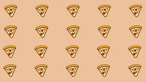 Pizza animation background Stock Footage 317415707