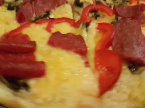 Pizza appetizing turns Stock Footage 80309140